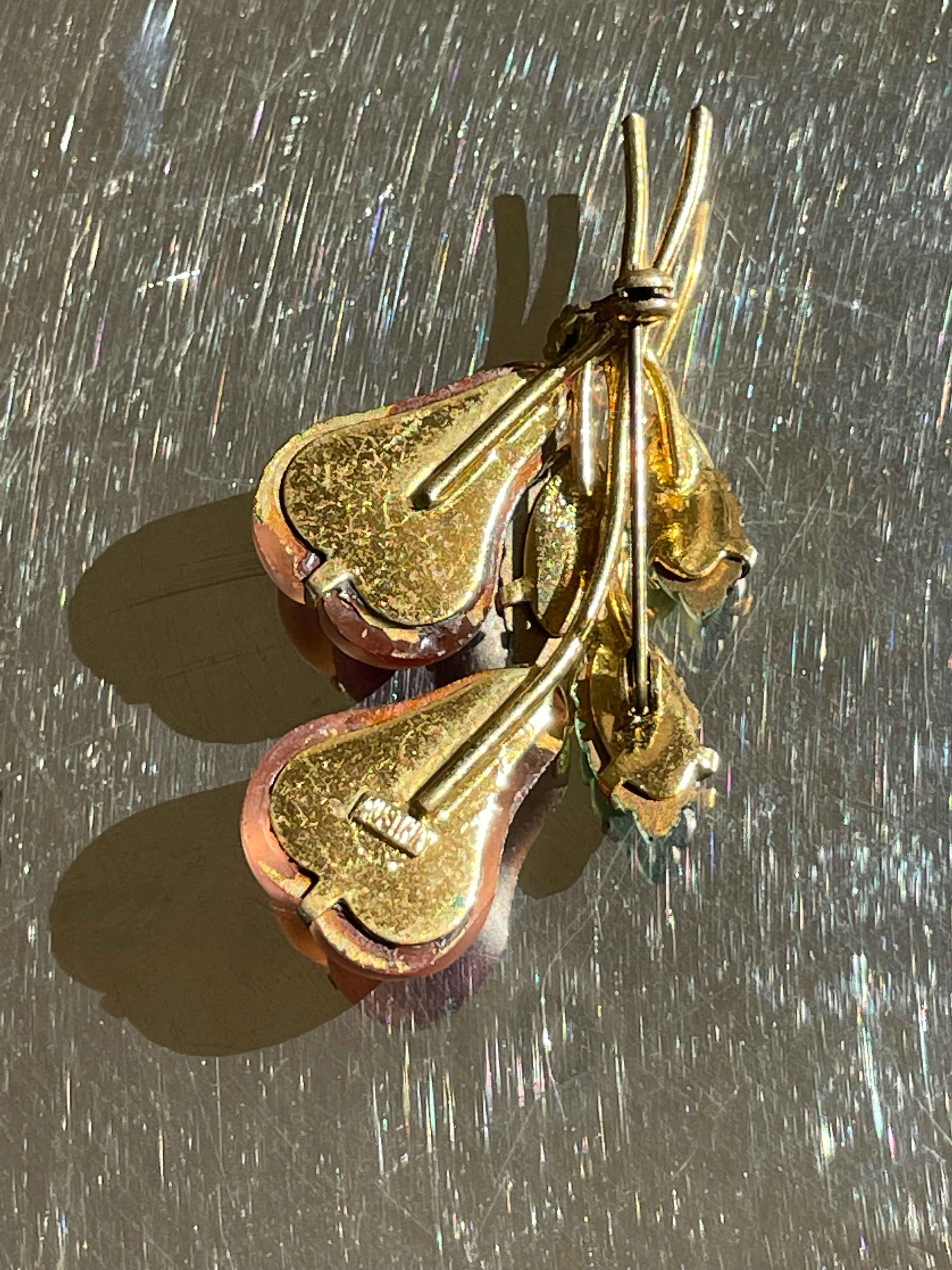 Vintage Forbidden Fruit Brooch from Austria
