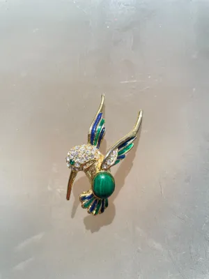 Vintage Hummingbird Brooch