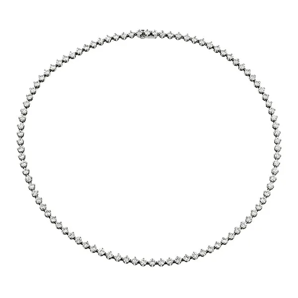 Vintage Tiffany & Co Diamond Straightline Necklace
