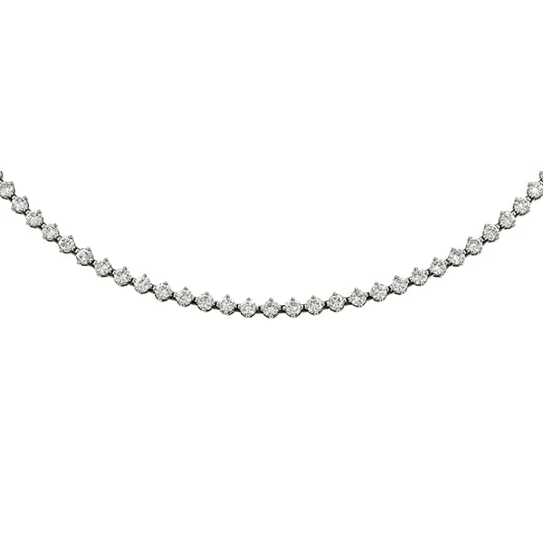 Vintage Tiffany & Co Diamond Straightline Necklace