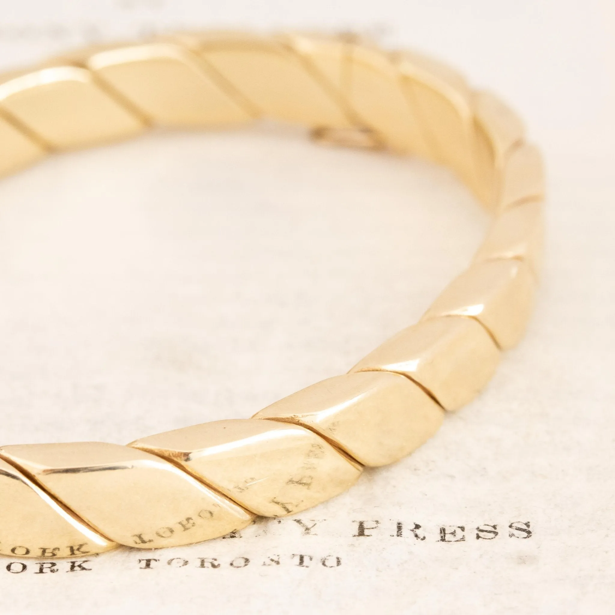 Vintage Twist Bangle by Tiffany & Co.