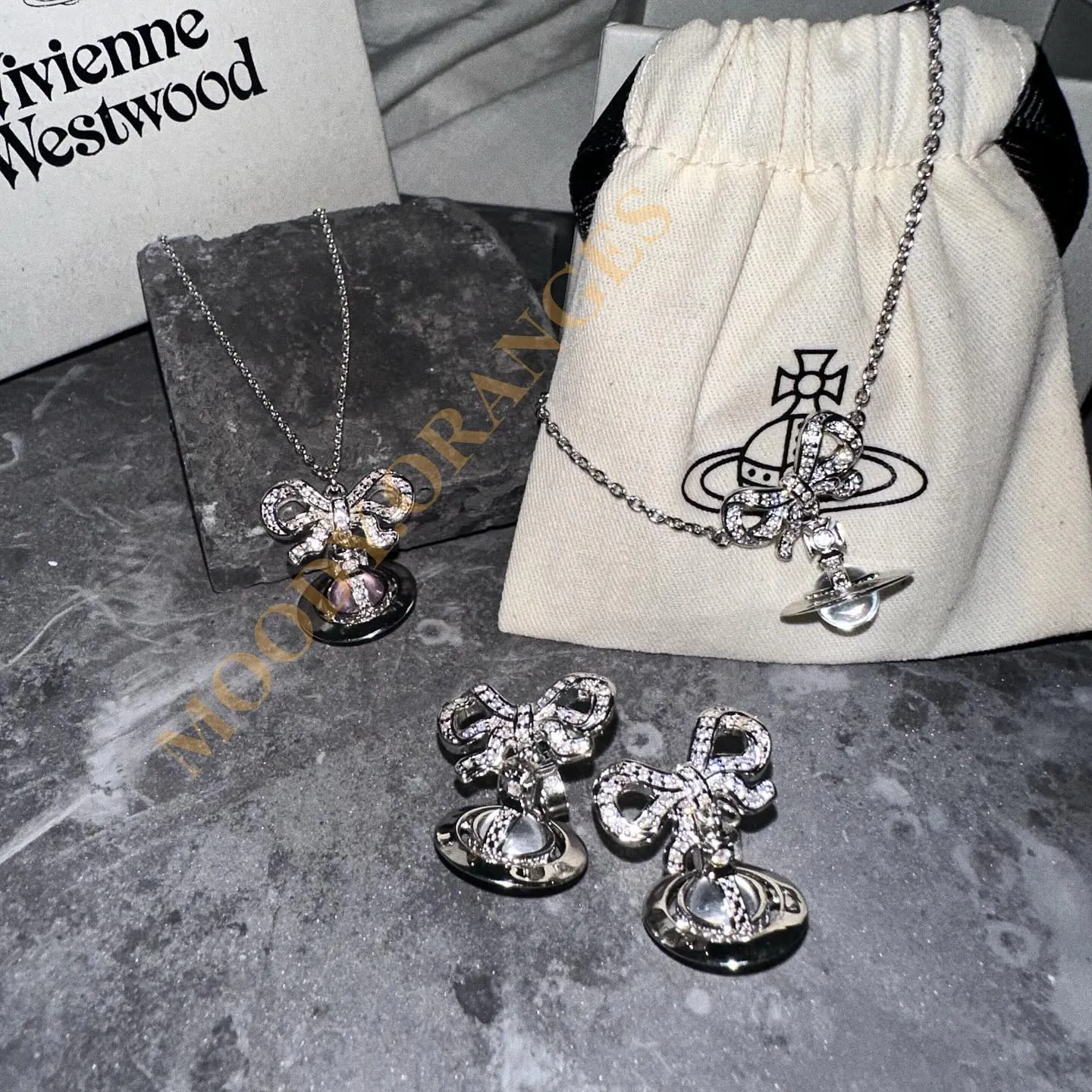 Vivienne Westwood Octavie Platinum-tone Recycled Silver Series