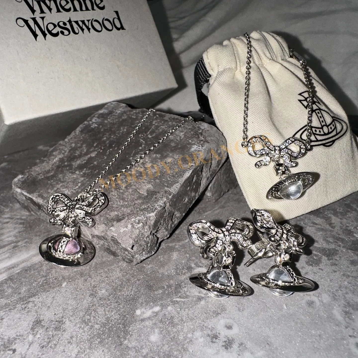 Vivienne Westwood Octavie Platinum-tone Recycled Silver Series