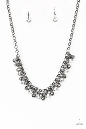 Wall Street Winner Black Necklace
