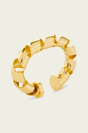XL Link Twist Cuff in Gold