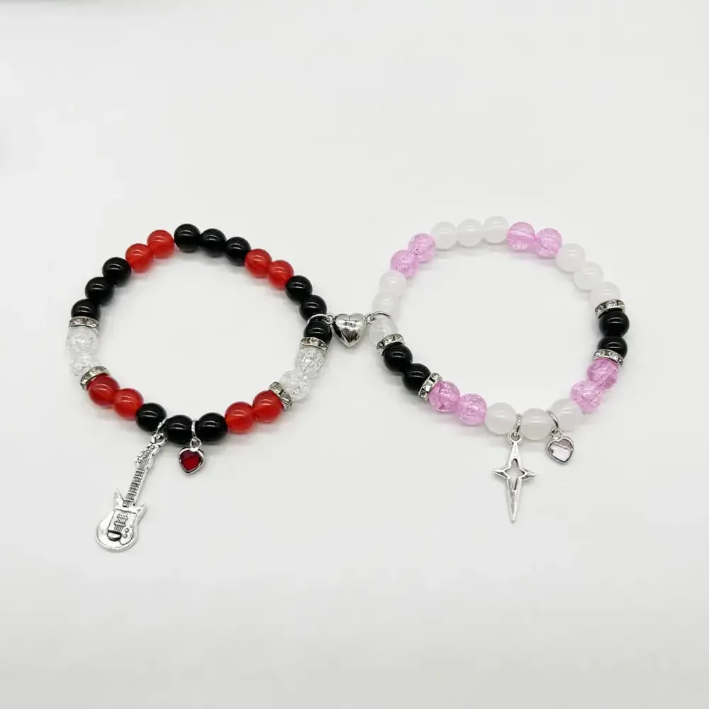 Y2K Magnetic Heart Bracelet for Fashion Lovers