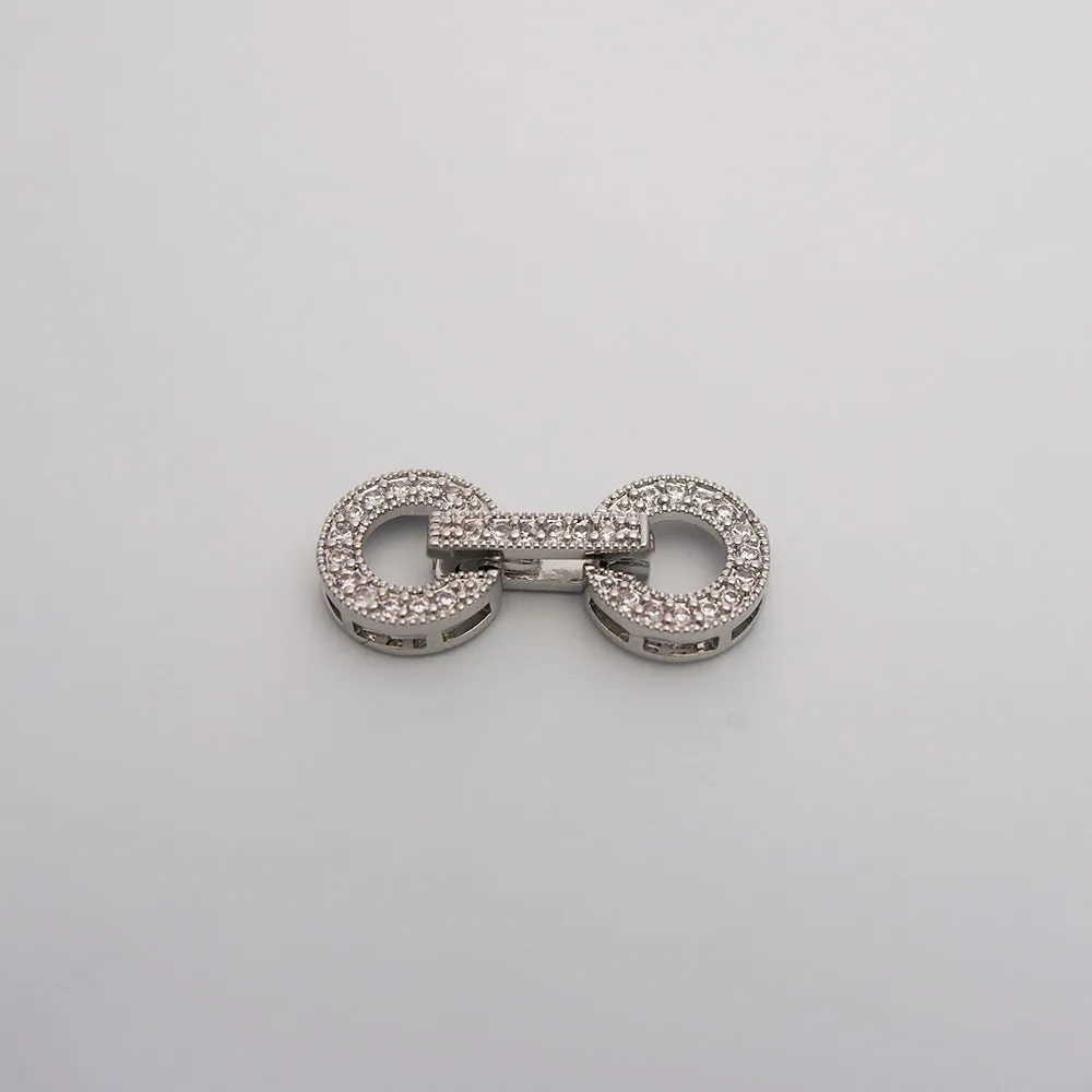 Zircon Round Clasp