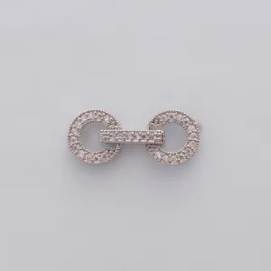 Zircon Round Clasp